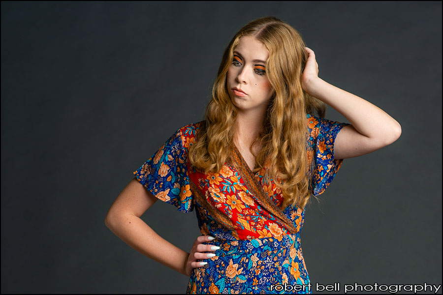 Corona Hair and Makeup Model Photography | 1970s Style Model Photography